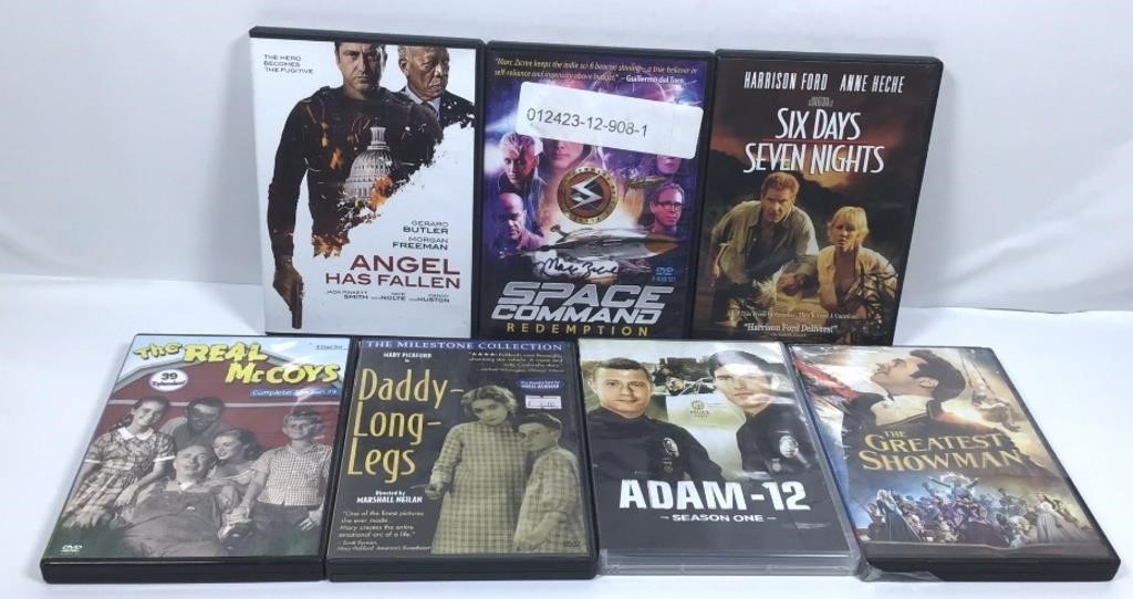 New Open Box Lot of 7 DVD’s