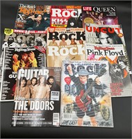 Lot of 11 Rock Music Magazines KISS Jimi Hendrix +