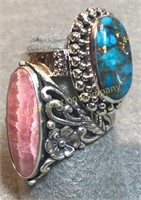 Sterling Rings With Stones - 2