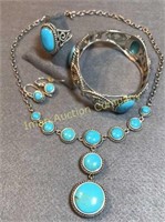 Sterling and Turquoise Set