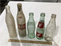 Vintage soda bottles