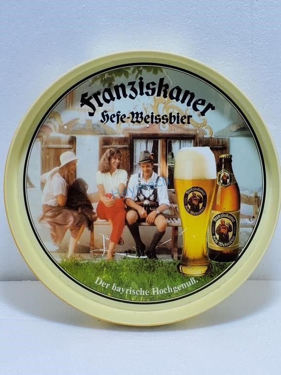 11.5" FRAZISKANER 'HEFE-WEISSBIER' TIN TRAY