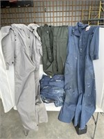 5 pairs of work coveralls
