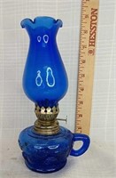 Mini cobalt blue finger lamp