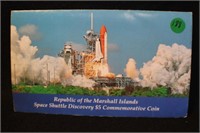 $5 Marshall Islands Space Shuttle Coin