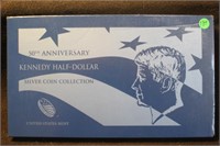 50th Anniversary Kennedy Half Dollar Silver Set