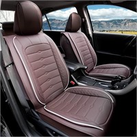BoardRoad Car Seat Covers 2PCS Waterproof, Brown
