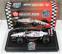 Texaco Mario Andretti Die-Cast Bank 1994 Collector