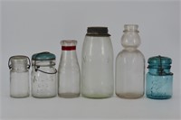 Fruit Jars & Milk Bottles