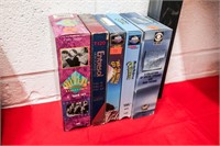 (5) VHS Tapes- The Stooges, The Twilight Zone, On