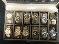 Lot of 12 Reproduction Breitling Men's Watches