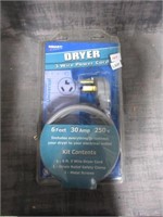 3 wire power cord