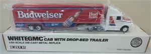 White GMC Budweiser Bud Bandit Pulling Trucks NIB