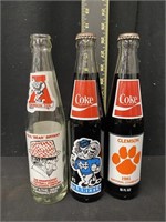 (3) Coca Cola Commerative Bottles