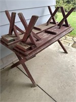 Picnic table w/ benches