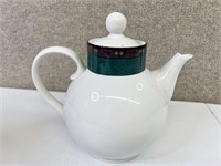 Dansk Quiltings Dinnerware Emerald Braid Tea Pot