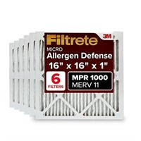 Filtrete 16x16x1 AC Furnace Air Filter, MERV 11, M