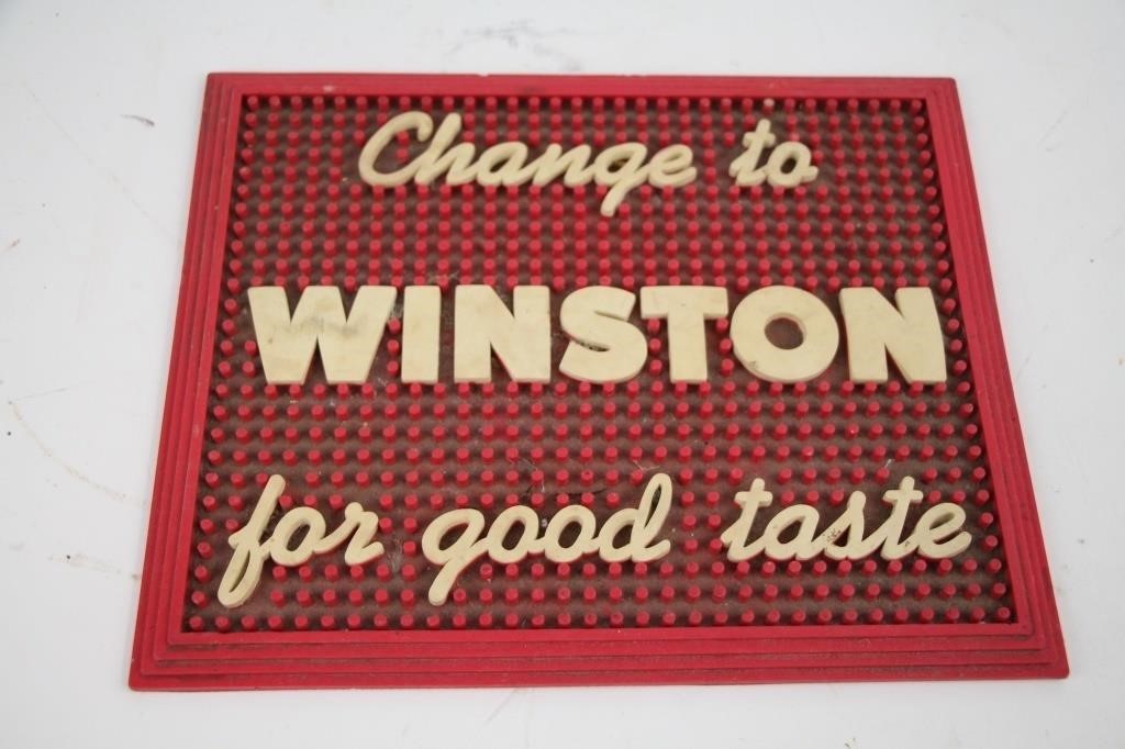 WINSTON ADVERTISING BAR MAT