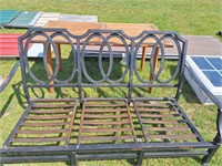 Aluminum Porch Bench & Picnic Table