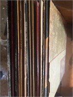 Large selection of records, including Barbara,