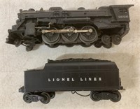 2 Lionel pcs- Locomotive & Whistle Tender