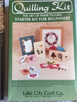 Quilling Kit and Crewel Embroidery
