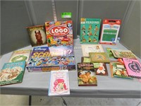 Board games and story books
