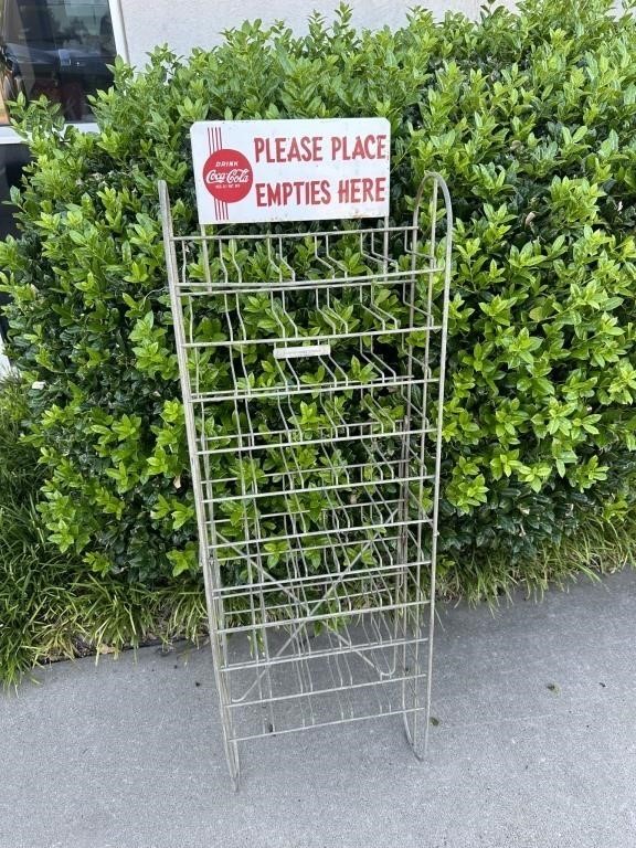 Vintage Coca-Cola Bottle Return Rack