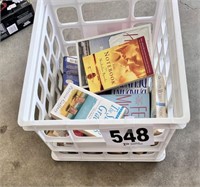 Paperback Books In Crate(Garage)