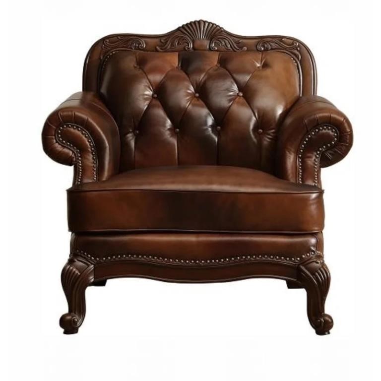 Addysun Leather Club Chair