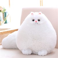 Winsterch Plush Cat - White  10 Inches