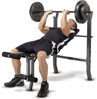 Standard Bench with 100 lb. Weight Set