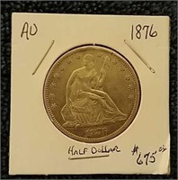 1876 Half dollar