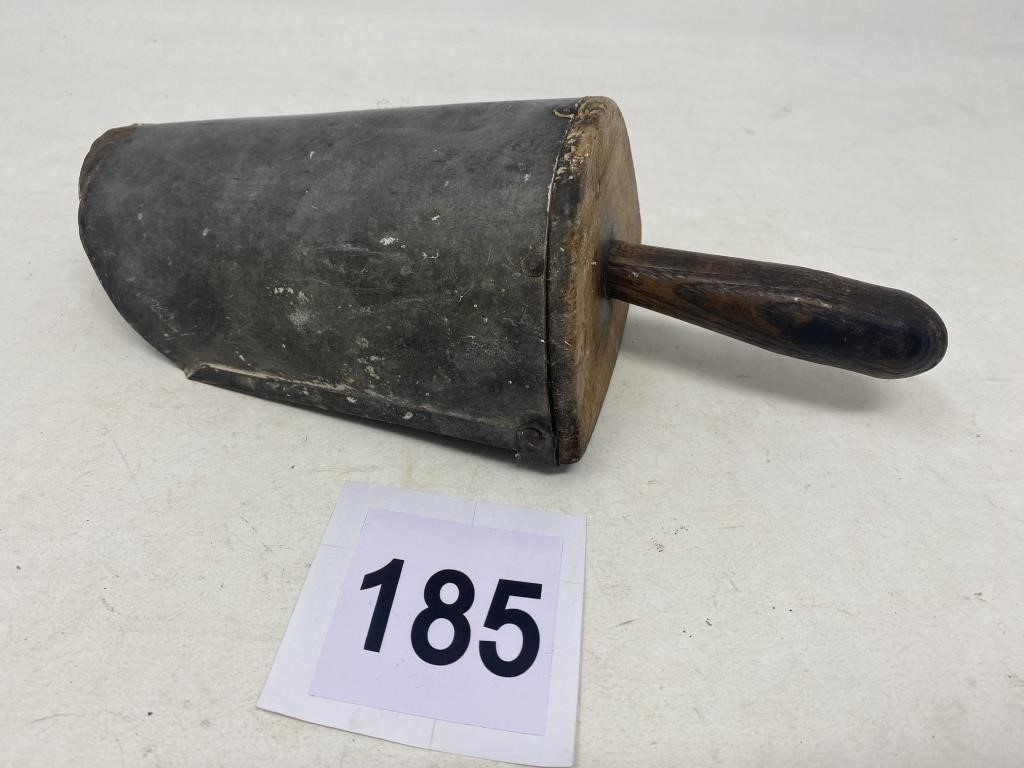 Old wood and metal scoop