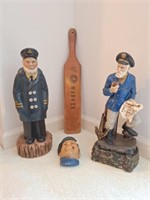 Mariner Statues, Chalkware Sailor