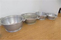 4 Pc Set Aluminum Guardian Ware Pans