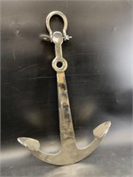 Nickel plated anchor wall hanger