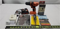 New Craftsman Staples, B&D 20V.Lithium Drill &