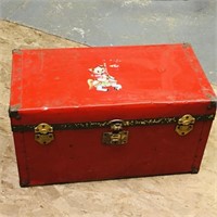 Vintage Metal Toy Chest