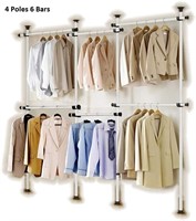 ULN-Goldcart 3206 Portable Indoor Garment Rack Too