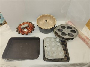 Large Assortment of Pans, Measuring Cups and more