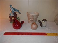 5-deco bird, bird planter and more