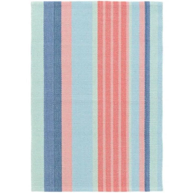 Aruba Flatweave Cotton Striped Rug $68