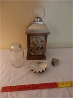 4-Winter Lantern candle holder-heart trinket
