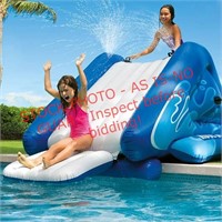 Intex inflatable kool splash water slide-blue