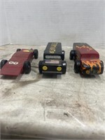 Vintage Wooden Toy Cars