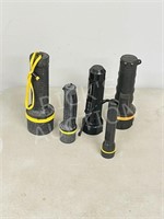 group of assorted flashlights