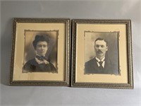 2 Antique Portraits
