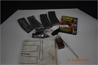 Gun Clips & Gun Cleaning Equipment & DVD