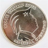 Coin .999 Fine Silver Round "Donald Trump"